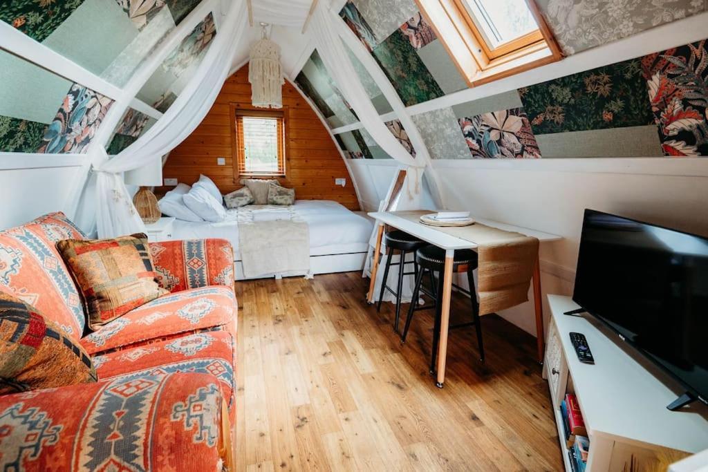 Robin Nest - Cosy Shepherd'S Hut Hideaway Callington المظهر الخارجي الصورة