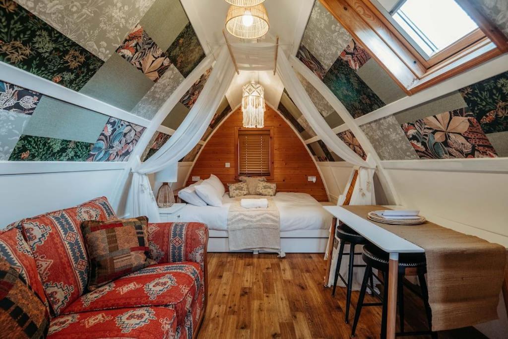 Robin Nest - Cosy Shepherd'S Hut Hideaway Callington المظهر الخارجي الصورة